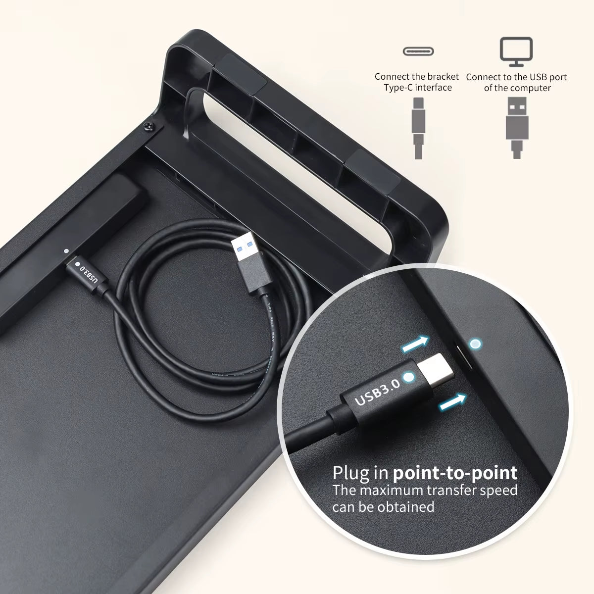 Computer Monitor Stand Riser with or without USB3.0 Hub Monitor Holder Desk Support Keyboard Mouse Storage Fast Shipping